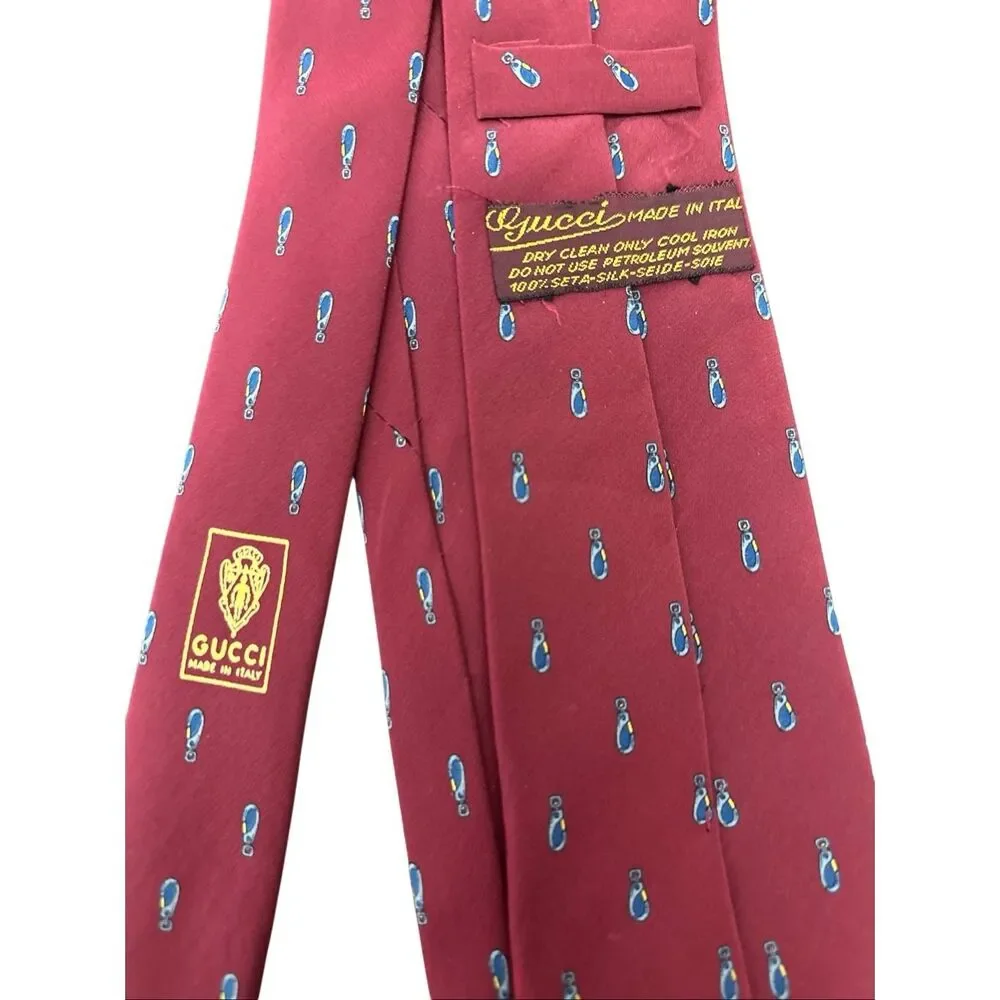 Gucci 100% Silk Tie